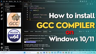 How to install mingwW64  GNU compiler  gcc compiler  step by step installation [upl. by Oj]