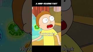 Morty saved a mindreading fart Rick and Morty S02E02 shorts viral [upl. by Nadirehs]