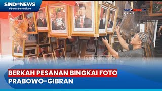 Pedagang Bingkai Kebanjiran Order Foto PrabowoGibran  Sindo Prime 2404 [upl. by Telfore]