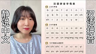 汉语拼音字母表发音｜学汉语｜小学语文｜learn Chinese｜Chinese phonetic alphabets｜Chinese pinyin 静说中文｜sunjinglaoshi [upl. by Luwana]