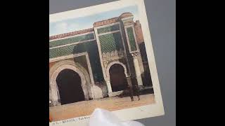 Bab Mansour  Meknès Morocco  Early 20th Century Vintage Postcard [upl. by Medora485]