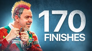 170 Checkouts By The best Darts Players of the world [upl. by Otrebide466]