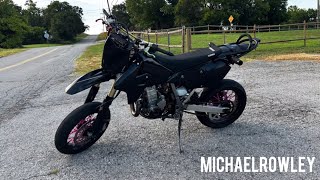 2005 Suzuki DRZ400 Supermoto walkaround review [upl. by Kloster]