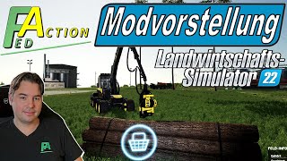 🚜 LS22 Modvorstellung Holz einfach schnell direkt verkaufen im Laandwirtschafts Simulator 22 FedMods [upl. by Bonney406]