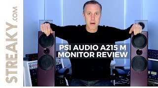 PSI AUDIO A215 M MASTERING MONITOR REVIEW  Streakycom [upl. by Riccardo677]