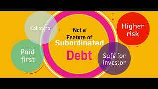 Collateral management senior debt vs subordinated debt [upl. by Nageek]