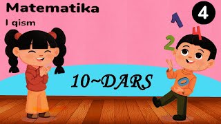 4sinf matematika 10dars  Takrorlash Vaqt [upl. by Ilonka]