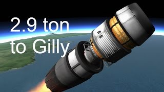 29 ton rocket to Gilly and back  KSP [upl. by Holly-Anne]