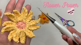 Easy Magic Circle Crochet Flower 🧶🙌🏻 So Easy [upl. by Rimisac]