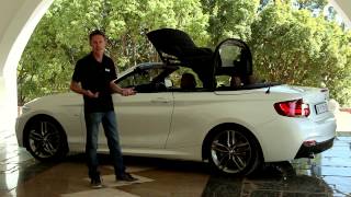 2015 BMW 220i Convertible  Car Review [upl. by Yelah]