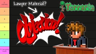 Ranking All Terraria NPCs On If They Could Be My Lawyer [upl. by Anahsirk546]