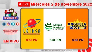 LEIDSA y Lotería Nacional en Vivo 📺│ Miércoles 2 de noviembre 2022  855 PM [upl. by Selmore]