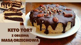 KETO TORT ORZECHOWY prosty i baaaardzo smaczny  Obłędny tort orzechowy [upl. by Akerdna563]