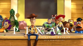 Pixar Animation Studios 35th Anniversary  Filmography [upl. by Oneil429]