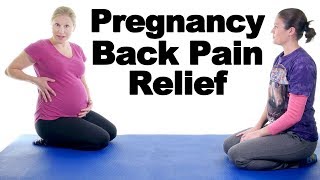 5 Best Pregnancy Lower Back Pain Relief Exercises  Ask Doctor Jo [upl. by Lipscomb305]