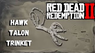 RED DEAD REDEMPTION II  hAWK TALON TRINKET LOCATION [upl. by Sucy]