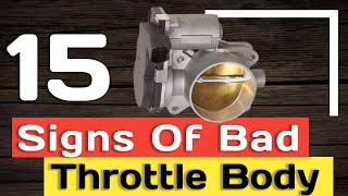 15 SYMPTOMS OF A BAD THROTTLE BODY [upl. by Imelida415]