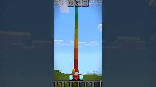 Beacon 🚨 rainbow 🌈 minecraft shorts laser [upl. by Tice]