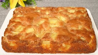 Kuchen in 5 Minuten Der berühmte Apfelkuchen der in ihrem Mund schmilzt Einfach und lecker [upl. by Cohlette]