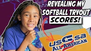 USSSA Fastpitch All  American Games TRYOUT and SCORES Should I Have Made It 🤔  Amiyas Life [upl. by Loralyn452]