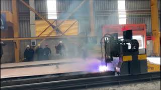 Steel cutting  Alslinjen [upl. by Jeunesse]