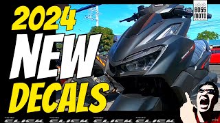 Honda Click 160 New Decals Update  Price Specs Features 2024 Ph P review [upl. by Nurav]