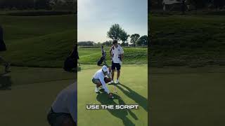 Putting tip for Ninja from Tringale 👊 livgolf shorts [upl. by Lytsirhc692]