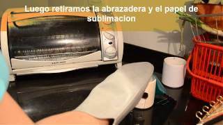 Sublimacion de tazas en horno electrico  gas [upl. by Cello]