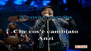 Vasco Rossi Portatemi Dio Live San Siro 2005 Karaoke [upl. by Aneehsat]