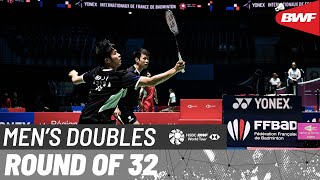 YONEX French Open 2024  PopovPopov FRA vs HeRen CHN  R32 [upl. by Anyel]