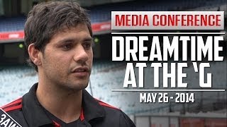 BTV Dreamtime at the G media conference  Patrick Ryder and Shane Edwards [upl. by Ttergram]