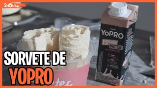 Como fazer sorvete na chapa de YoPRO Bebida Lactea Whey [upl. by Stent684]