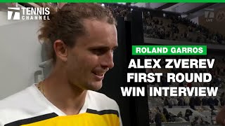 Alexander Zverev Talks About Emotional Win Over Rafael Nadal  2024 Roland Garros First Round [upl. by Lecia76]