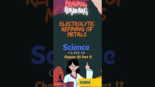 Electrolytic Refining of Metals  Science  Class 10 Chapter 03 Part 17 chemistry education ssc [upl. by Eadrahs43]