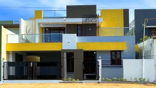 இப்படி ஒ௫ வீடு இ௫ந்தா போதும் 👌 Modern Contemporary Design 3BHK Duplex House with Creative Interiors [upl. by Almap406]