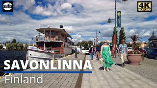 Savonlinna Finland Summer Walk 2022 [upl. by Vitkun]