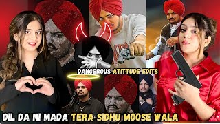 Reaction On  Sidhu Moose Wala Attitude Edits ❤️‍🔥😈 Sidhu Moose WalaAngry Moments🔥 shidumoosewala [upl. by Mohsen]