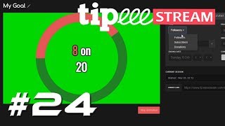 FollowerDonationSub Goal  Tipeeestream  Tutorial German HD 24 [upl. by Jehias]