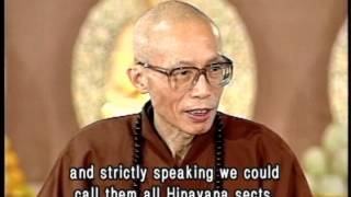 The difference between Mahayana and Hinayana BuddhismGDD0204 Master Sheng Yen [upl. by Shalna]