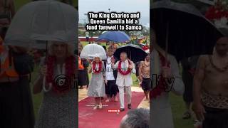 The King Charles and Queen Camilla bid a fond farewell to Samoa kingcharles samoa [upl. by Sexela783]