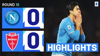 NAPOLIMONZA 00  HIGHLIGHTS  Champions held to a draw  Serie A 202324 [upl. by Ellerad]