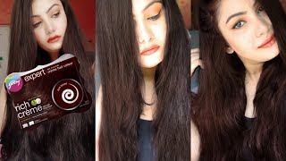 Godrej Expert Rich Creme Hair Colour Review  Dark Brown Only Rs 30 Anusha Beauty [upl. by Mulderig]