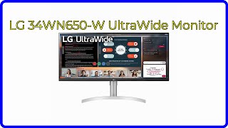 REVIEW 2024 LG 34WN650W UltraWide Monitor ESSENTIAL details [upl. by Dace289]