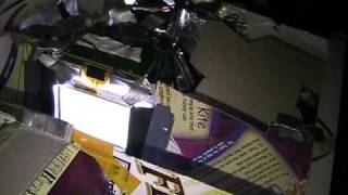 diy homemade projector with new 20w led and heatsink [upl. by Capwell]