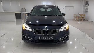 BMW 216D Gran Tourer Led Nav 7 Seater 2015 Blue  SKX2110X [upl. by Cirted5]