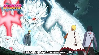 Naruto shocked to see Boruto summon Jougan Susanoo  New Susanoo awakening in future [upl. by Tjaden971]