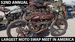 Davenport the Largest Motorcycle Swap Meet in America [upl. by Ennayelhsa]