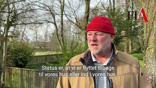 Ralf Timm fra Arnæs mistede næsten sit hus under stormfloden [upl. by Llerroj933]