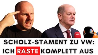 „SCHElßEgal“Kanzler Scholz reagiert entspannt auf VWWerksschließung [upl. by Ztirf61]