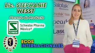 SCHWABE PHARMA presente en ECOS Internacionales y SENAGA Cancún AMG 2023 Lic STEPHANIE WESST [upl. by Tove]